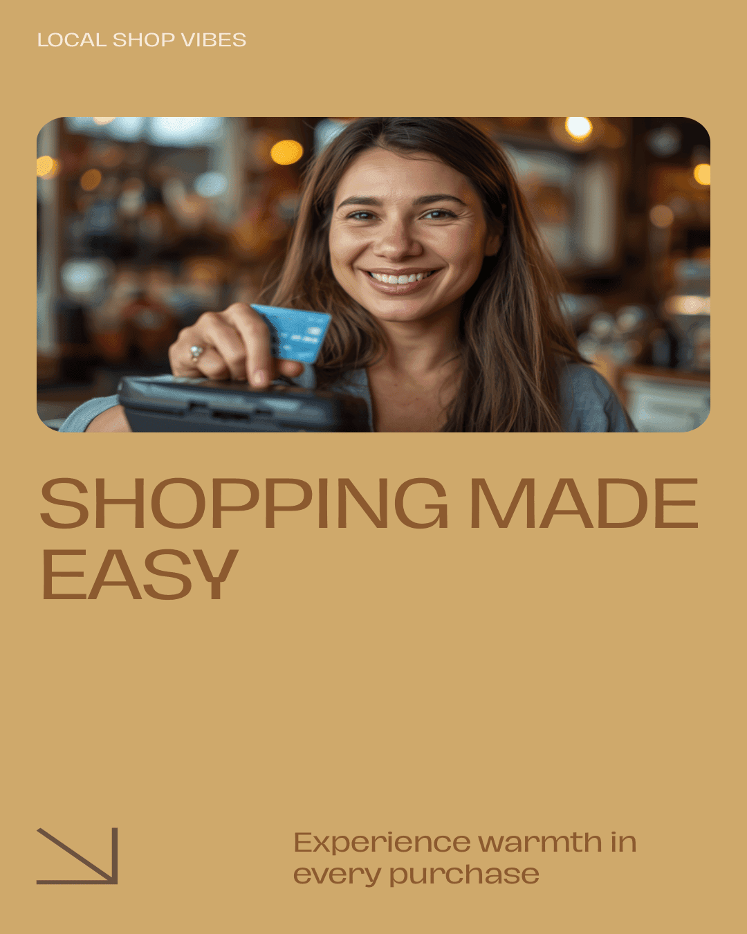 Persona pagando con tarjeta Mastercard en un comercio local