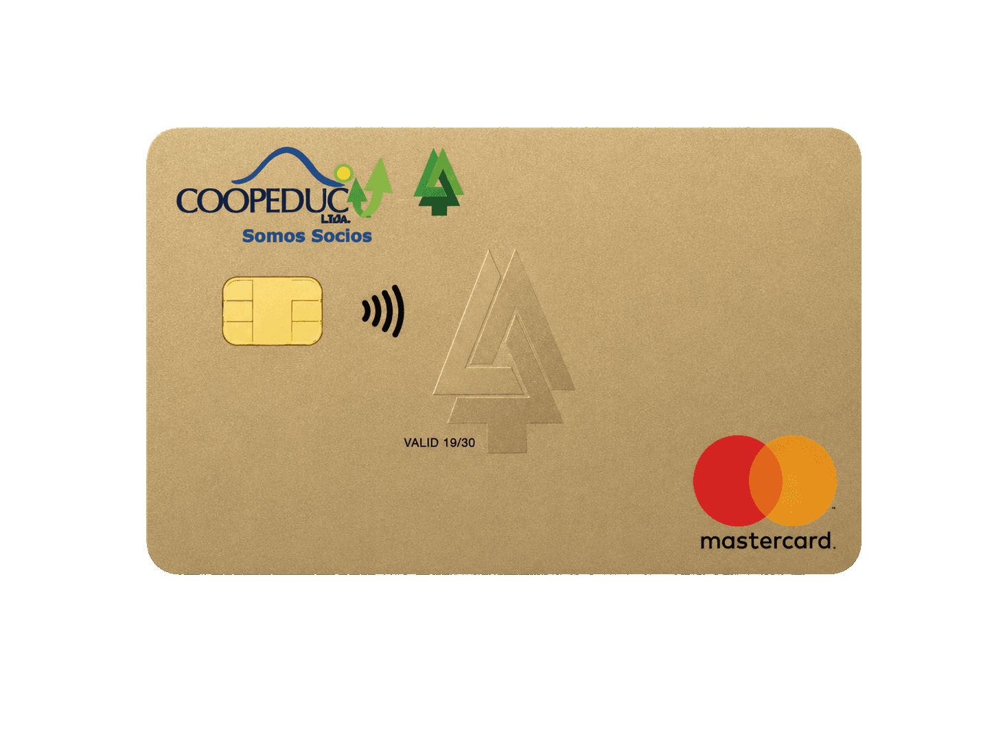 Tarjeta Mastercard Oro de COOPEDUC