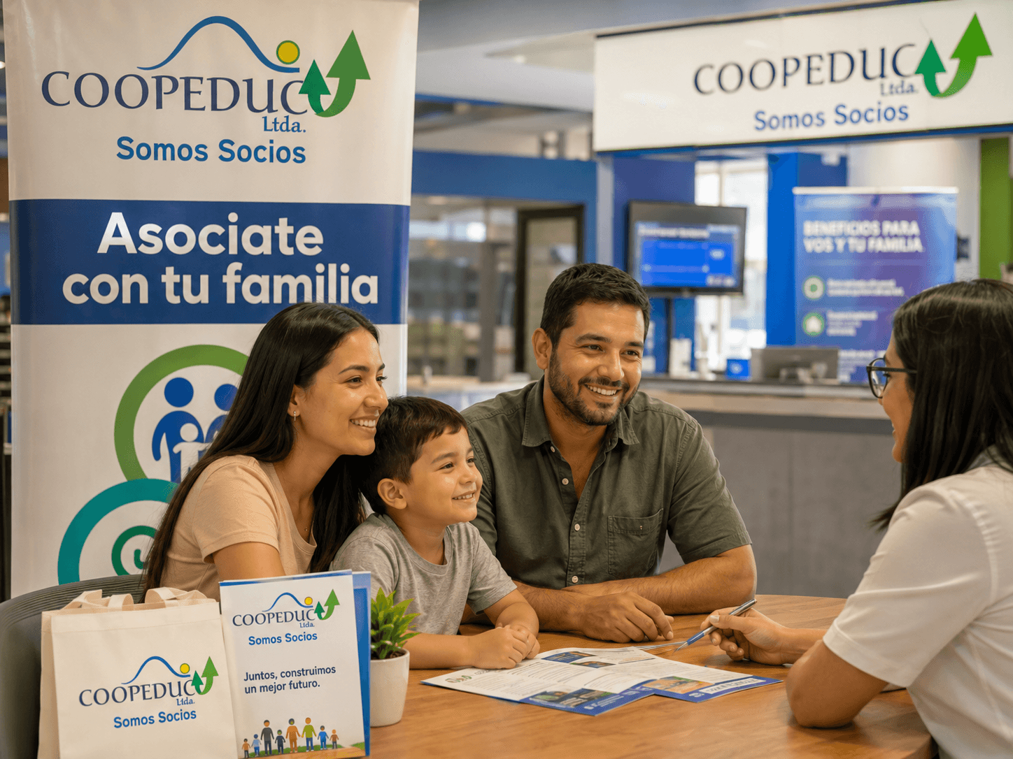 Familia paraguaya socia de COOPEDUC